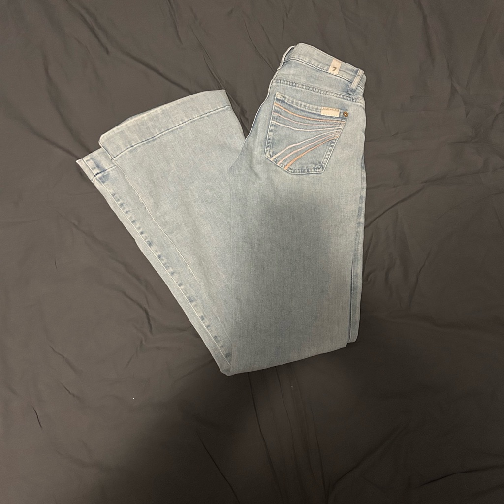7 For All Mankind Malibu Sky Tailorless Jeans